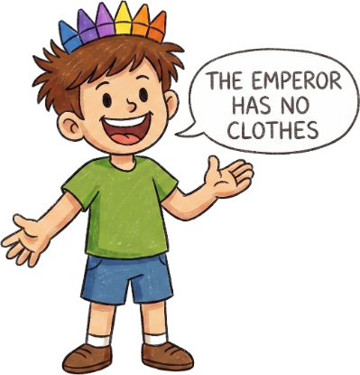 The emperor has no clothes